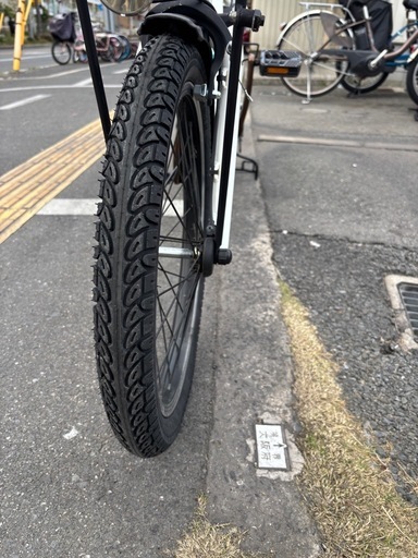 067 中古20㌅ Panasonic電動アシスト自転車　8Ah 大阪