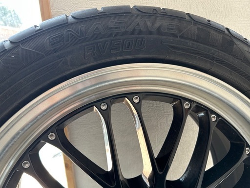 18インチ アルミホイール タイヤ付 4本セット 225/50R18 DUNLOP ENASAVE RV504