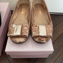 D.IANA　バレーシューズ、サマーブーツ　23.0cm の画像