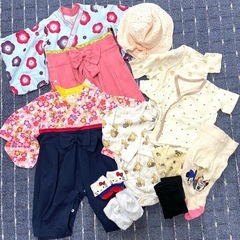 ベビー服　女の子　60-70サイズ　フリマ　1着100円〜の画像