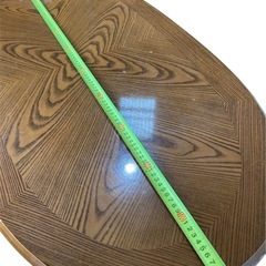 【木製】オーバル型　ローテーブル　　　の画像