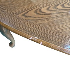 【木製】オーバル型　ローテーブル　　　の画像