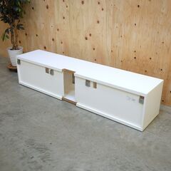 ≪zyt2892ジ限≫ IKEA TVボード ベストー 幅180cm　　　おしゃれ/TV台/TVボード/ローボード/北欧/中古家具/リユースストレージ仙台 080315-53の画像