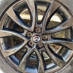 4本セット　MAZDA マツダ 純正 アルミホイール タイヤセット 225/65 R17 ガンメタ　cx5の画像