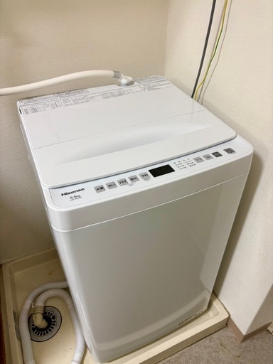 保証付きHW-55E-4W Hisense 全自動電気洗濯機　2025年製