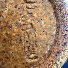 【味わい深い】作家物 湯呑み 2客セット 夫婦湯呑み 陶器 刻印ありの画像