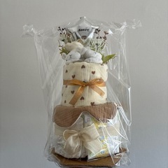 オムツケーキ2段🎂の画像