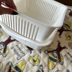 水切りカゴ　未使用に近いの画像