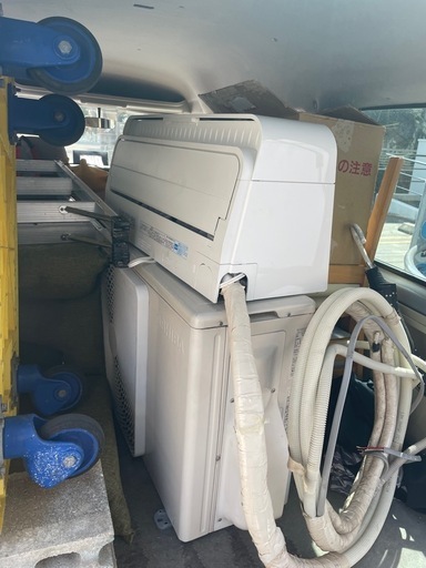 大容量‼️お掃除機能付きエアコン?ガス回収済み