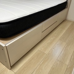 シングルベッド　マットレスセットの画像