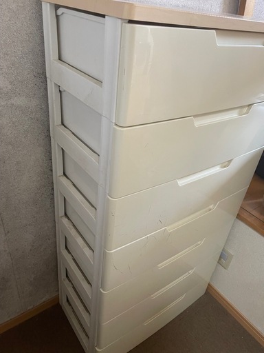 7段‼️プラスチックタンス⭕️