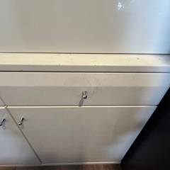 食器棚 ホワイトの画像