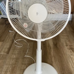 【引越し/格安】山善(YAMAZEN) 扇風機 ホワイト（美品）500円！二条駅の画像
