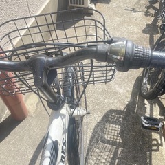 27インチ自転車 7段変速 防犯登録済みの画像