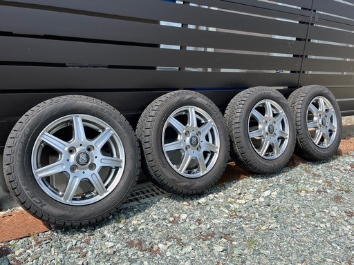 軽自動車用アルミホイール スタッドレスタイヤ付き4本セット