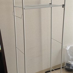 伸縮洗濯機ラック/ランドリーラックの画像