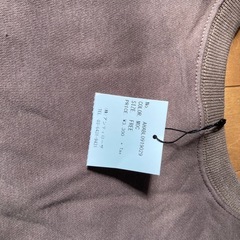 レディーススウェット　ブラウンの画像