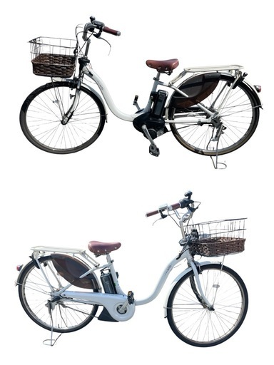 ◯YAMAHA 電動アシスト自転車 PAS With DX パールホワイト 26インチ ３段