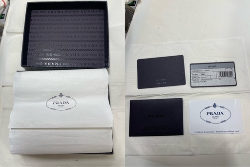 PRADA サフィアーノレザー 二つ折り財布 