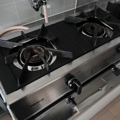 リンナイ　2口ガスコンロ
の画像