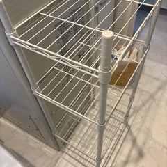 スチールカラーラック※ホワイトの画像