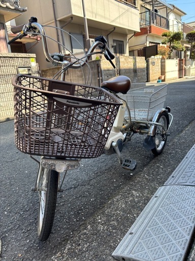交渉中！電動アシスト自転車三輪
