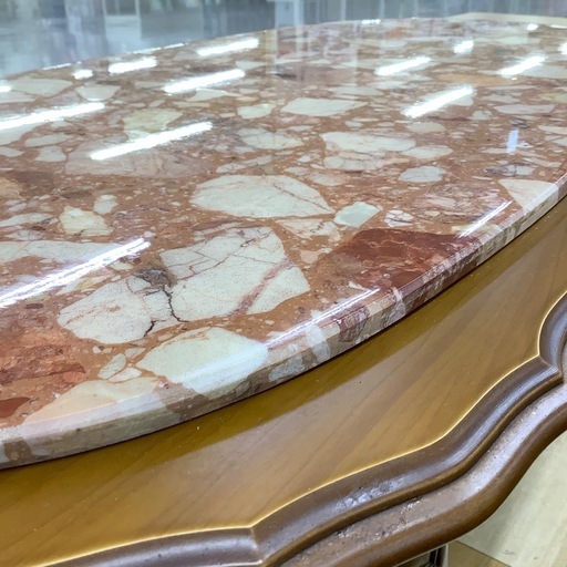 【トレファク ラパーク岸和田店】大理石ローテーブル　入荷しました。