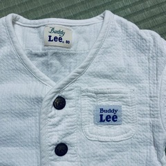 Lee ベビー服 カーディガン ホワイト 白 80長袖　春 秋の画像