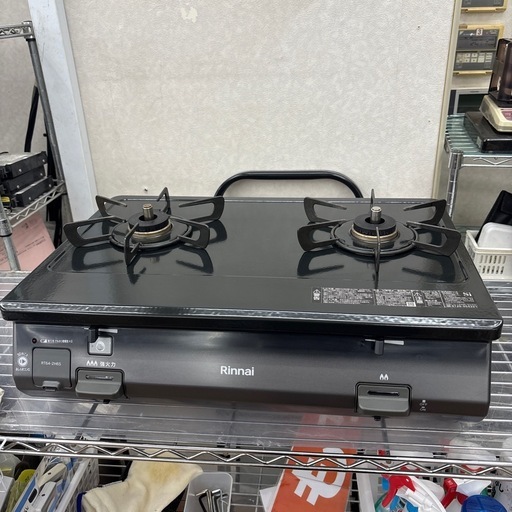 ☆ドリーム荒牧店☆ジモティー割引有☆【クリーニング済み】リンナイ/グリル無し都市ガステーブル/RT64-2H6S/2024年製