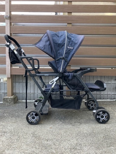 値下げ⭐︎2人でゴー　カトージ　二人乗りベビーカー