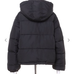 お値下げ中‼️　INGNI   イング　　BIGフードエコダウンブルゾン　黒　　の画像