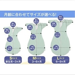 スワドル　Mサイズ　2着セットの画像