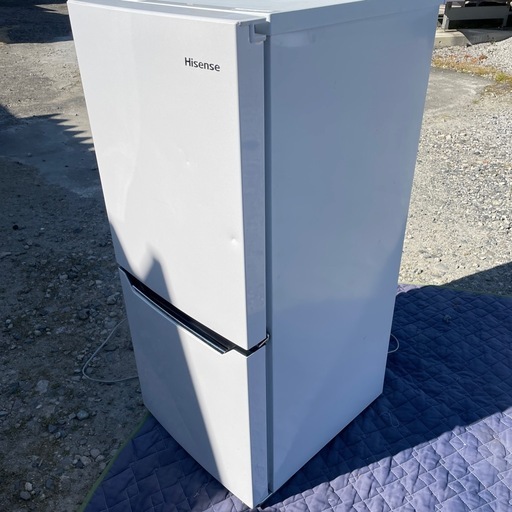 ハイセンス 130L 2ドア冷凍冷蔵庫 HR-D1302     2019年製  　　
