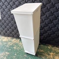 2段ゴミ箱！キャスター付き！の画像