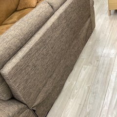 【取りに来られる方限定】ニトリの2.5人掛けソファ(ブラウン) のご紹介！【トレファク寝屋川】 　の画像