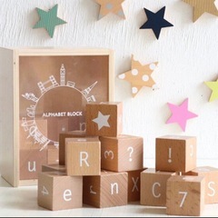積み木　キノミ　kinomi Alphabet blocksの画像