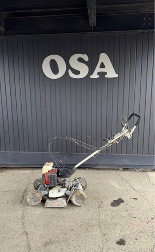 h-284△ q ① 岐阜発/ オーレック/ スパイダーモア/ SP850/ 草刈機/ ジャンク/ 圧縮. スパークあり/ その他未確認/ 現状品/ R8.2/7 △