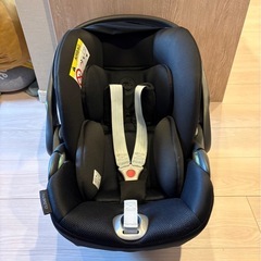 【美品】Cybex Cloud T i-Size ベビーシート＋専用アダプター付（新生児〜）サイベックスの画像