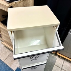 ゴミ箱 43L 3段 資源ゴミ 分別ワゴン 中古 家具 買取の画像