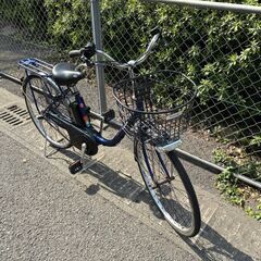 リサイクルショップどりーむ鹿大前店　No.663 電動アシスト自転車入荷しました！ パナソニック製 26インチ バッテリーは付属品と単品で定価４万位する容量の大きい13.2ahです！ギア切替 オートライト 鍵付き 全て揃ってますよ!(^^)!の画像
