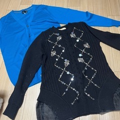 【無料】【女性にのみ引き渡し】アウター、ニット、部屋着の画像