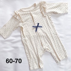 ベビーロンパース 2点まとめ 50-70サイズの画像