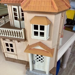 年代物 リメイク シルバニアファミリーの赤い屋根のおうちの画像