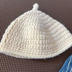 ベビー　ニット帽　ミトン　スタイの画像