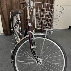 No.58軽快車26インチ ブリヂストン オートライト ローラーブレーキ 3段変速の画像
