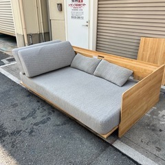 A849♦️【ニトリ】シングルサイズ ソファベッド ♦️配送設置可の画像