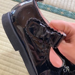 入園式、入学式、フォーマルに、エナメル風キッズシューズの画像