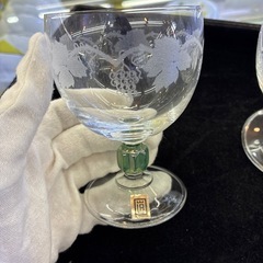【ジャングル守口店】ボヘミアングラス　ワイングラスの画像