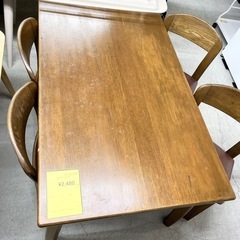 【ドリーム池田】◎ジモティ割7%◎ダイニングセット　テーブル×1&チェア×4【46940】の画像