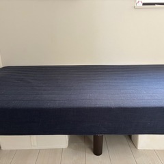 ニトリ 脚付きマットレス フィル /ネイビー　シングルの画像